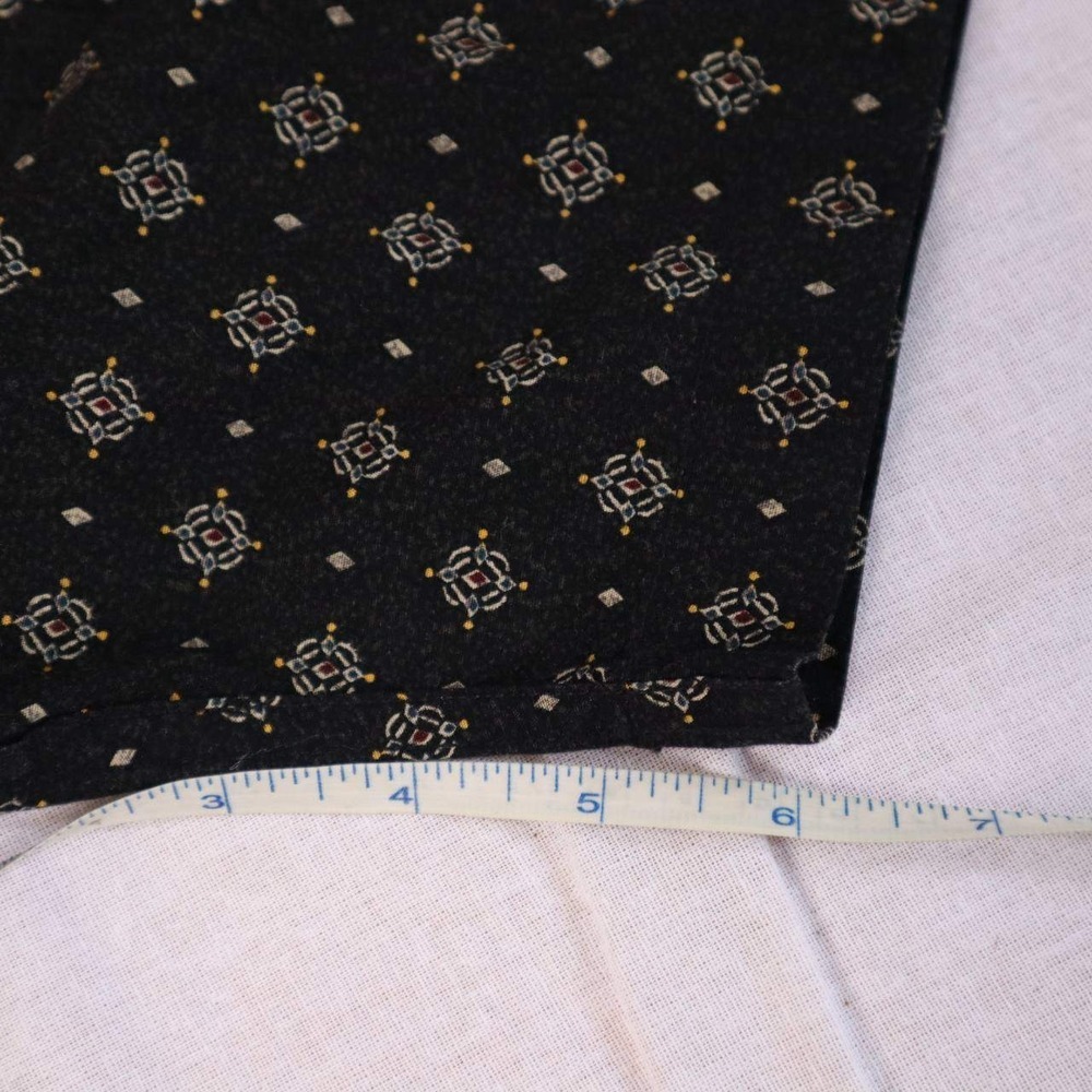 Chaps Ralph Lauren Mens Large Black Geometric Medallion Cotton L Shirt 93747 - Picture 8 of 8